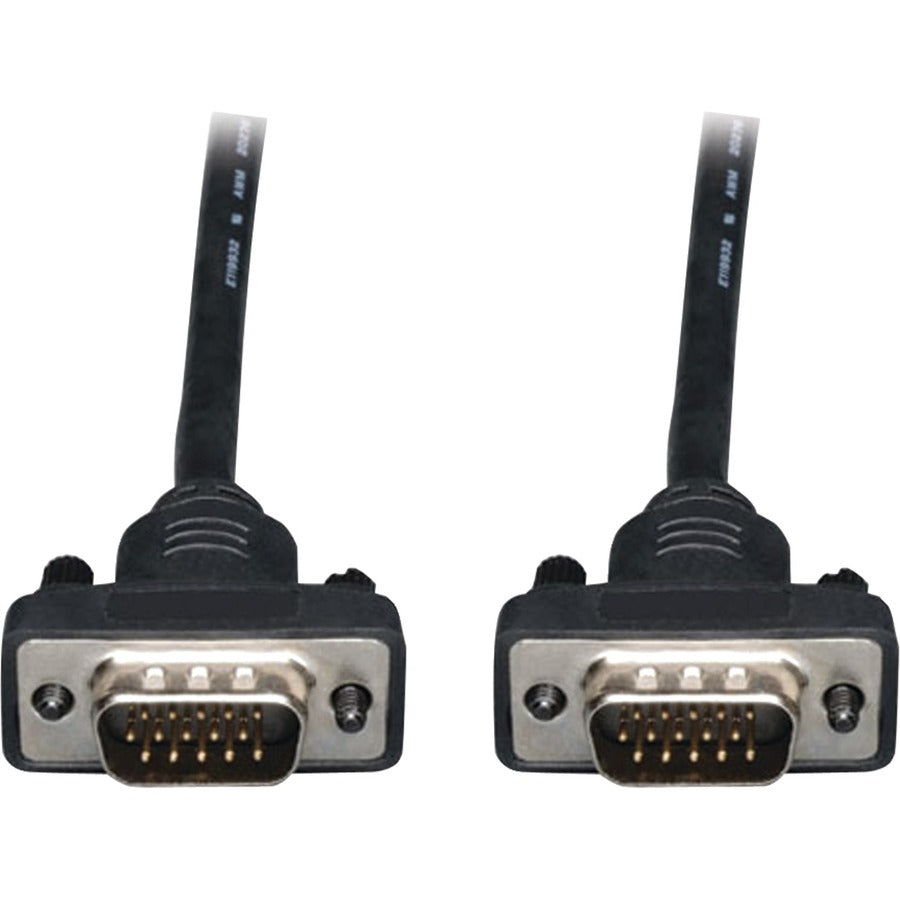 Câble coaxial VGA pour moniteur Tripp Lite 3 pieds à profil bas avec RVB haute résolution HD15 M/M 3' P502-003-SM