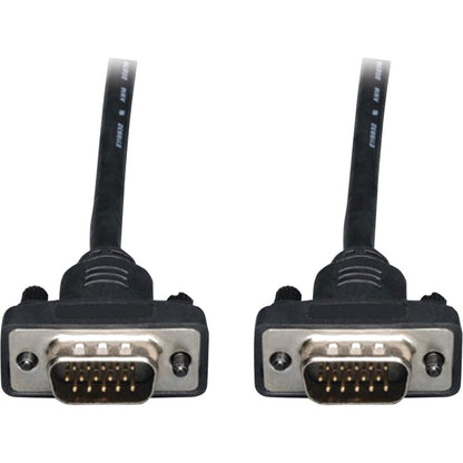 Câble coaxial VGA pour moniteur Tripp Lite 3 pieds à profil bas avec RVB haute résolution HD15 M/M 3' P502-003-SM