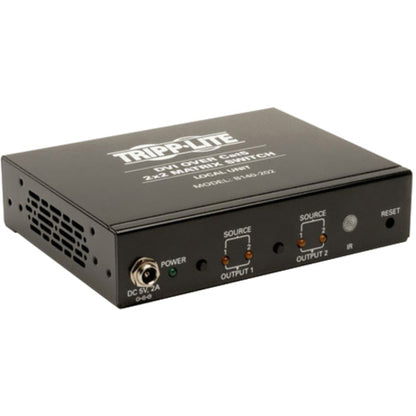Commutateur matriciel Tripp Lite par Eaton DVI sur Cat5 2x2, 2 ports B140-202