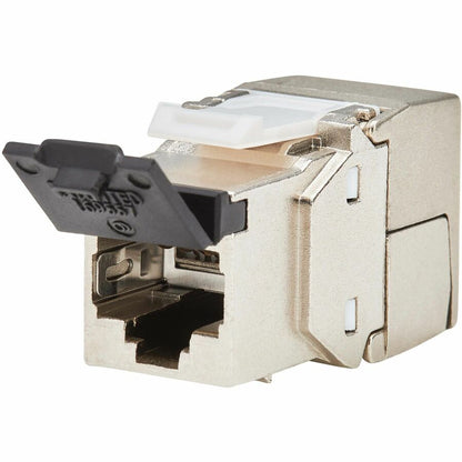 Prise Keystone sans outil blindée Cat8 STP Tripp Lite par Eaton, 568A/568B, TAA N238-SHC8-TF-1