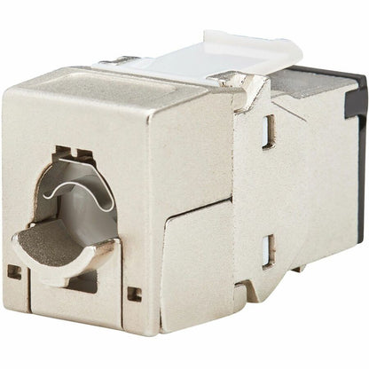 Prise Keystone sans outil blindée Cat8 STP Tripp Lite par Eaton, 568A/568B, TAA N238-SHC8-TF-1