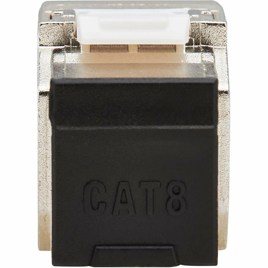 Prise Keystone sans outil blindée Cat8 STP Tripp Lite par Eaton, 568A/568B, TAA N238-SHC8-TF-1