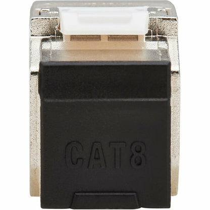 Prise Keystone sans outil blindée Cat8 STP Tripp Lite par Eaton, 568A/568B, TAA N238-SHC8-TF-1
