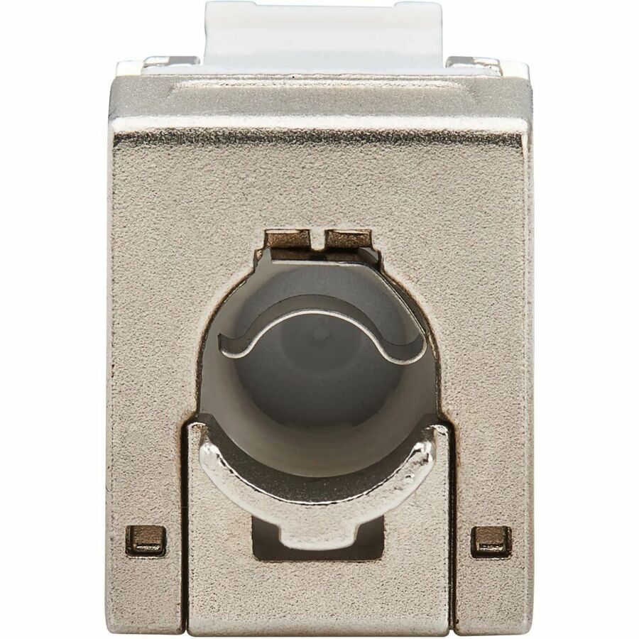 Prise Keystone sans outil blindée Cat8 STP Tripp Lite par Eaton, 568A/568B, TAA N238-SHC8-TF-1
