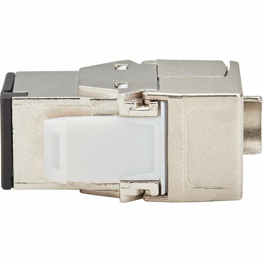 Prise Keystone sans outil blindée Cat8 STP Tripp Lite par Eaton, 568A/568B, TAA N238-SHC8-TF-1