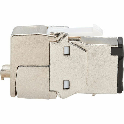Prise Keystone sans outil blindée Cat8 STP Tripp Lite par Eaton, 568A/568B, TAA N238-SHC8-TF-1