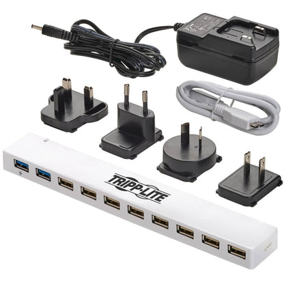 Hub combiné USB 3.0/USB 2.0 à 10 ports Tripp Lite par Eaton U360-010C-2X3 U360-010C-2X3