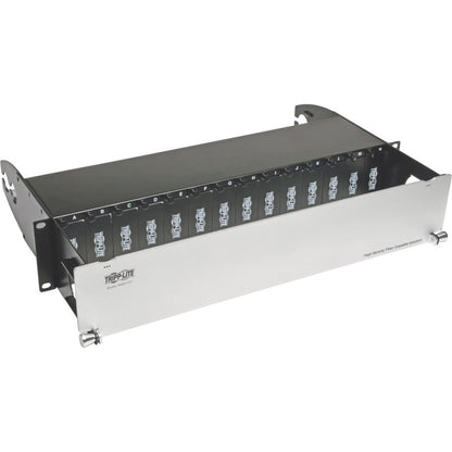 Panneau de boîtier en fibre optique à montage en rack haute densité Tripp Lite 14 cassettes 2URM N482-02U