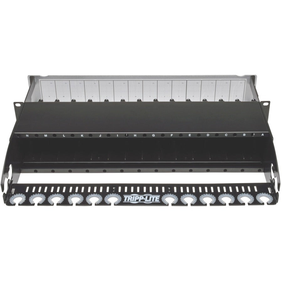 Panneau de boîtier en fibre optique à montage en rack haute densité Tripp Lite 14 cassettes 2URM N482-02U