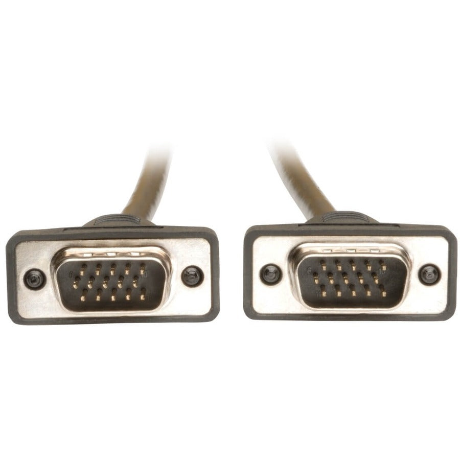 Tripp Lite 6ft VGA Coax Monitor Cable Low Profile with RGB High Resolution HD15 M/M 6' P502-006-SM