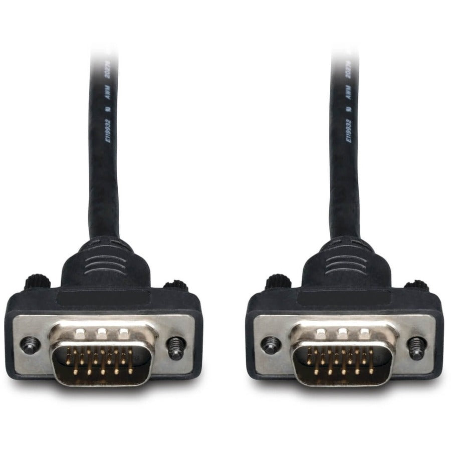 Tripp Lite 6ft VGA Coax Monitor Cable Low Profile with RGB High Resolution HD15 M/M 6' P502-006-SM