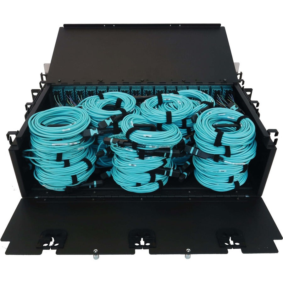 Panneau de brassage de fibre préchargé Tripp Lite par Eaton N48M-48M8L4-05 N48M-48M8L4-05