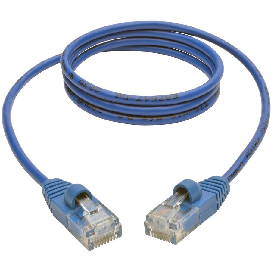 Câble de raccordement UTP moulé Cat5e 350 MHz Tripp Lite by Eaton (RJ45 M/M), bleu, 3 pieds N001-S03-BL