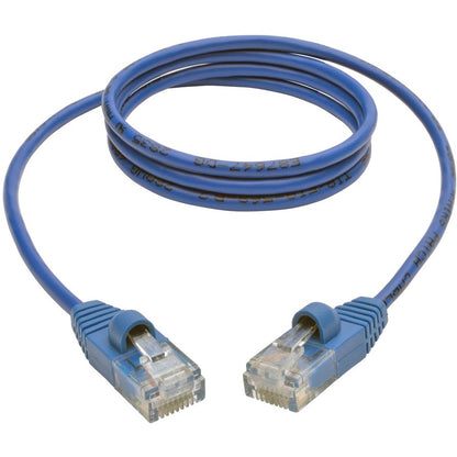 Câble de raccordement UTP moulé Cat5e 350 MHz Tripp Lite by Eaton (RJ45 M/M), bleu, 3 pieds N001-S03-BL