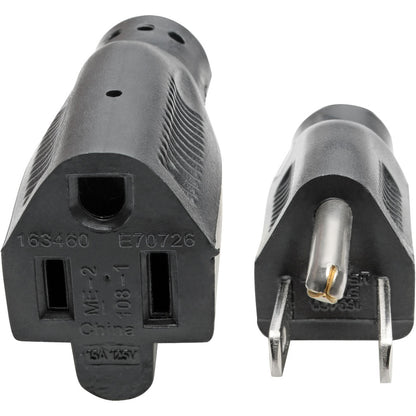 Rallonge d'alimentation robuste Tripp Lite par Eaton, 15 A, 14 AWG (NEMA 5-15P à NEMA 5-15R), 25 pi P024-025