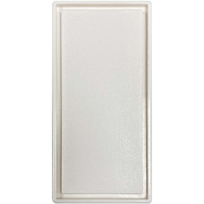 Tripp Lite by Eaton Blank Snap-In Insert, European Style, Vertical, 22.5 x 45 mm, White N042E-WHM0