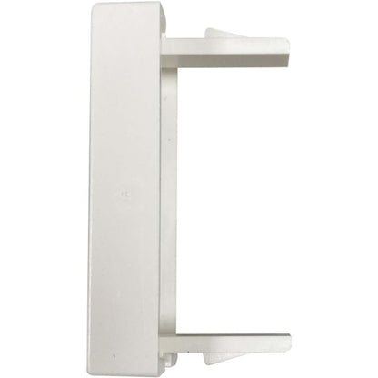 Tripp Lite by Eaton Blank Snap-In Insert, European Style, Vertical, 22.5 x 45 mm, White N042E-WHM0