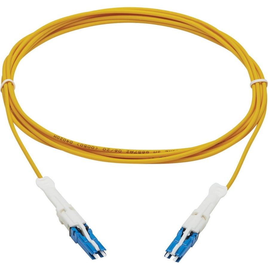 Câble à fibre optique monomode duplex 400 Gb 9/125 OS2 Tripp Lite par Eaton N381C-03M, jaune, 3 m N381C-03M