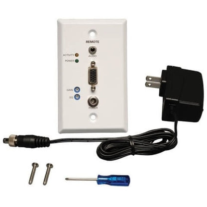 Tripp Lite by Eaton B132-100A-WP-1 TAA/GSA Compliant Wallplate Video Console B132-100A-WP-1