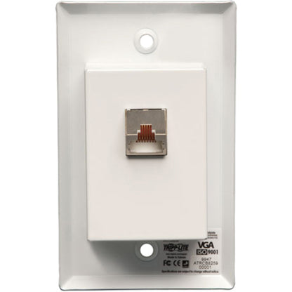 Tripp Lite by Eaton B132-100A-WP-1 TAA/GSA Compliant Wallplate Video Console B132-100A-WP-1