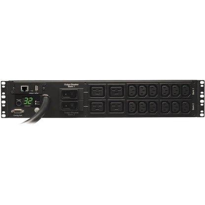 PDU Tripp Lite par Eaton avec compteur PDUMNH32HV 16 prises 7,4 kW PDUMNH32HV