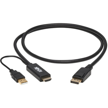 Câble adaptateur actif HDMI vers DisplayPort 1.2 Tripp Lite by Eaton P567-01M, noir, 1 m (3,3 pi) P567-01M