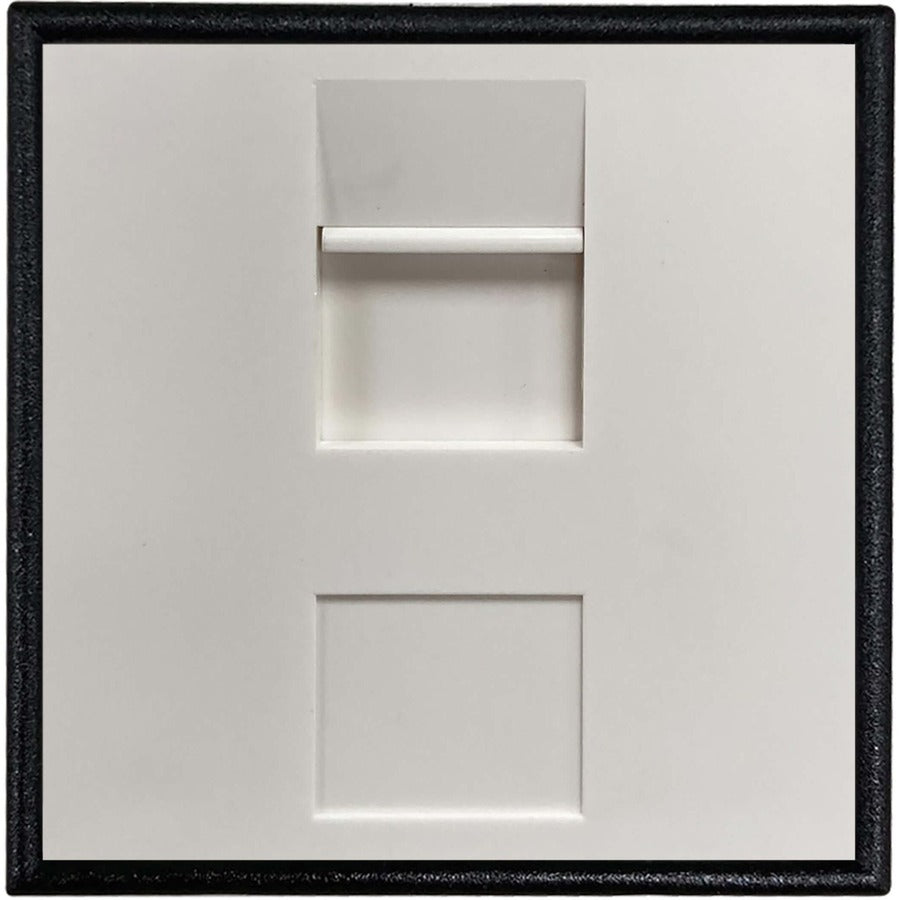 Bague de couleur Tripp Lite par Eaton pour insert de style européen, 45 x 45 mm, noir N042E-WMR