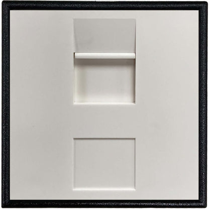 Bague de couleur Tripp Lite par Eaton pour insert de style européen, 45 x 45 mm, noir N042E-WMR