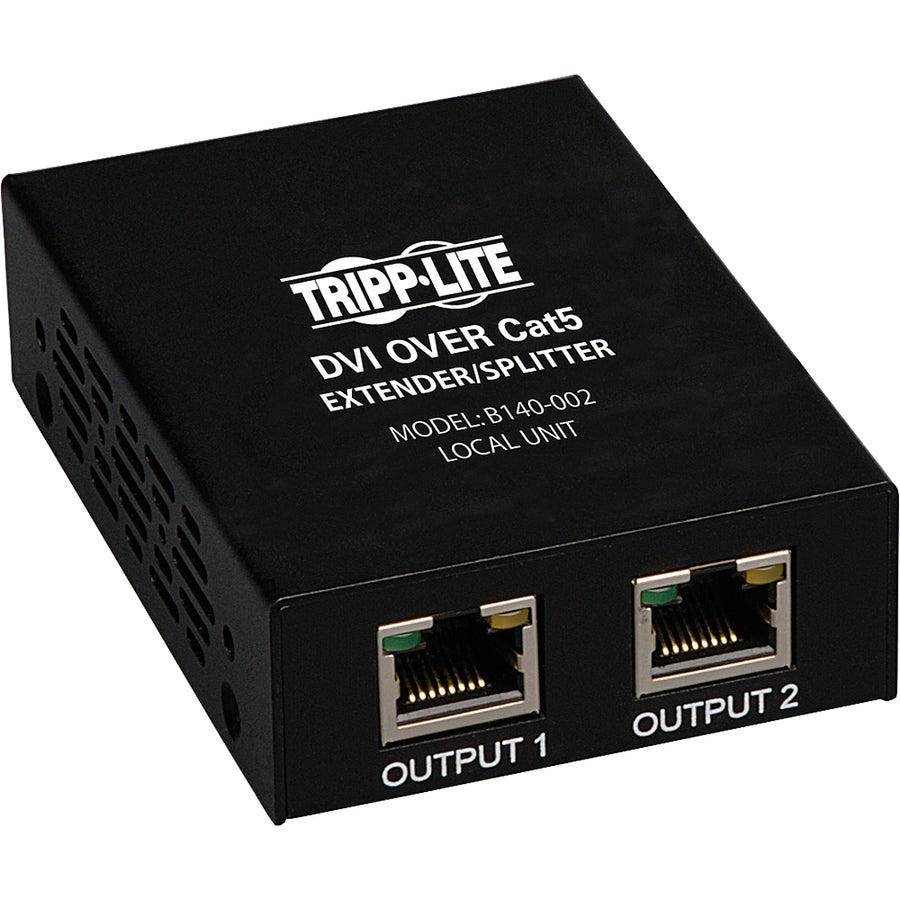 Tripp Lite by Eaton DVI sur Cat5 Extender/Splitter, unité de transmission locale à 2 ports B140-002