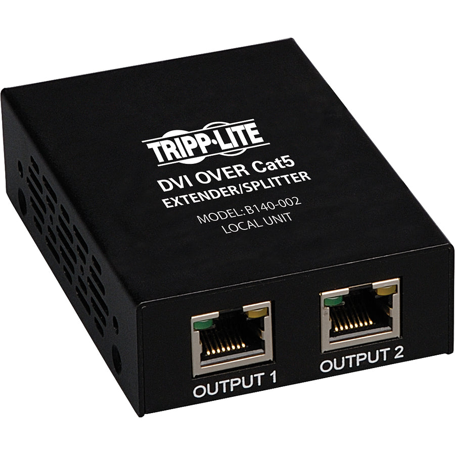 Tripp Lite by Eaton DVI sur Cat5 Extender/Splitter, unité de transmission locale à 2 ports B140-002