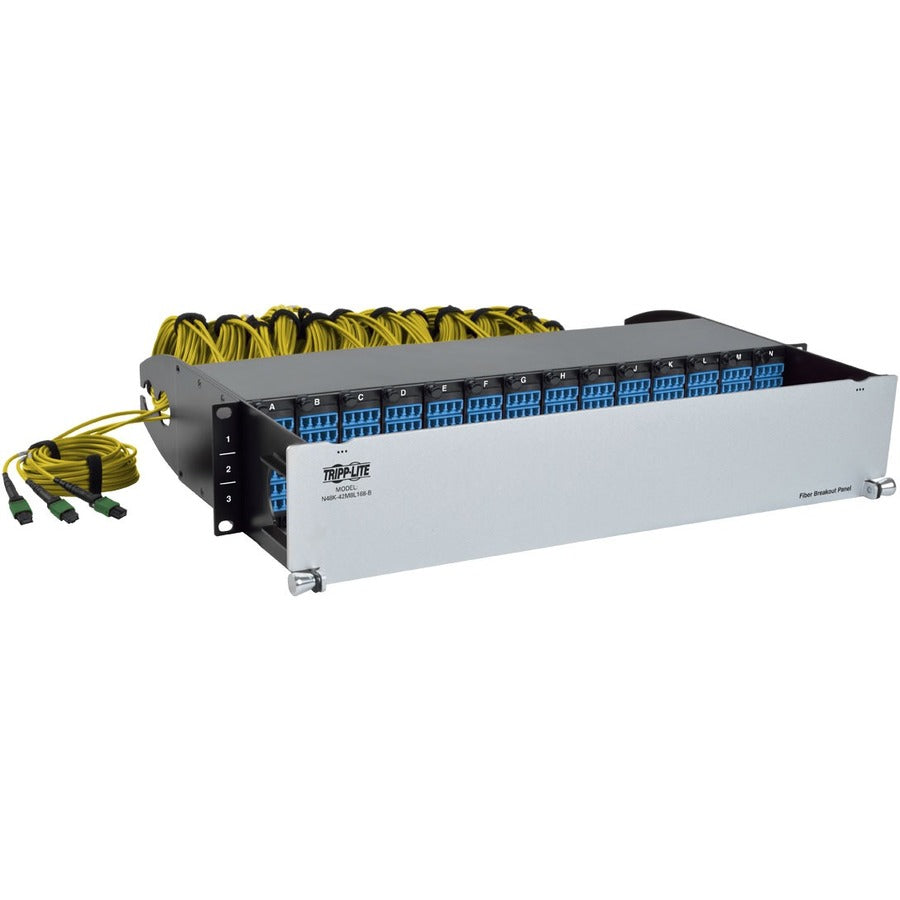 Panneau de brassage de fibre optique Tripp Lite par Eaton N48K-42M8L168SB 9/125 N48K-42M8L168SB