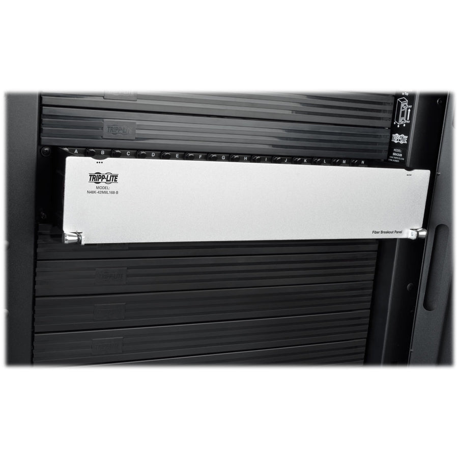 Panneau de brassage de fibre optique Tripp Lite par Eaton N48K-42M8L168SB 9/125 N48K-42M8L168SB