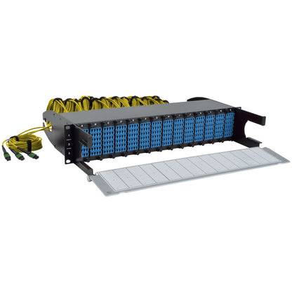 Panneau de brassage de fibre optique Tripp Lite par Eaton N48K-42M8L168SB 9/125 N48K-42M8L168SB