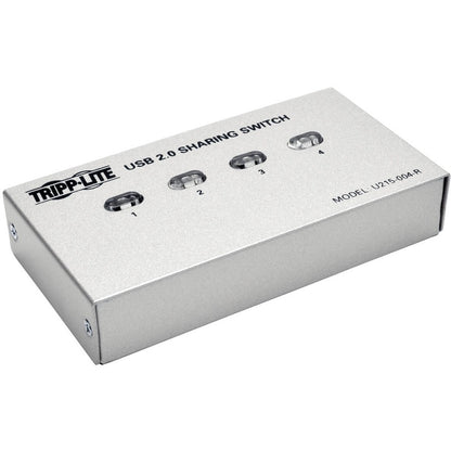 Commutateur de partage d'imprimante USB 2.0 à 4 ports Tripp Lite U215-004-R