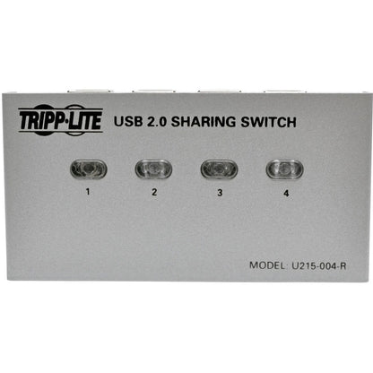 Commutateur de partage d'imprimante USB 2.0 à 4 ports Tripp Lite U215-004-R