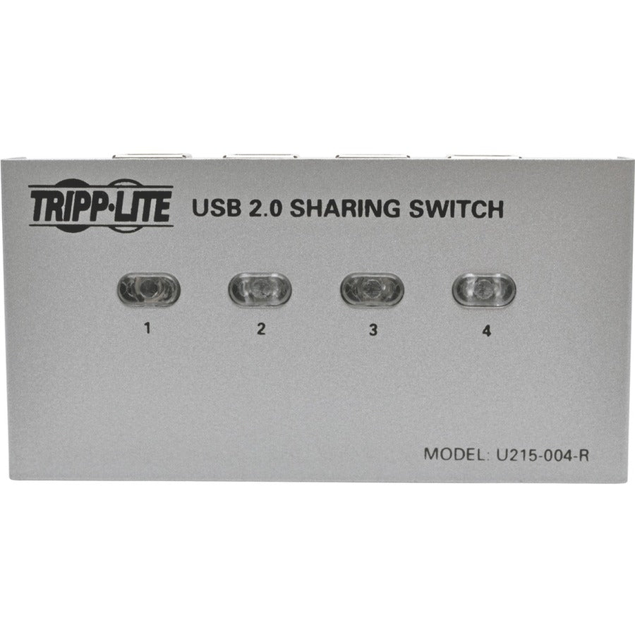 Commutateur de partage d'imprimante USB 2.0 à 4 ports Tripp Lite U215-004-R