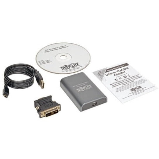 Appareil multivue USB 2.0 vers DVI et VGA Tripp Lite par Eaton U244-001-R
