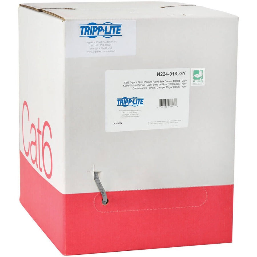 Tripp Lite Cat6 UTP Bulk Cable N224-01K-GY