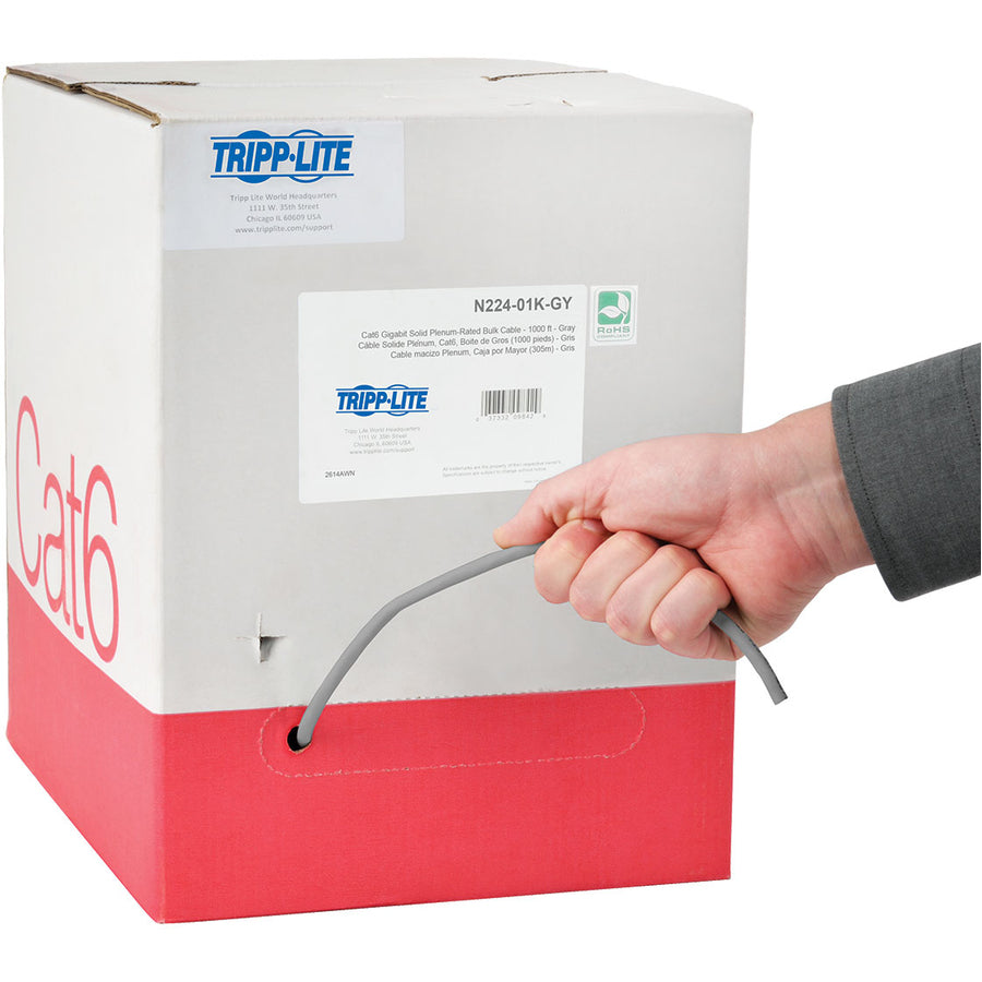 Tripp Lite Cat6 UTP Bulk Cable N224-01K-GY