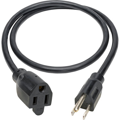 Câble d'extension de cordon d'alimentation Tripp Lite 3 pieds 5-15P à 5-15R 13A 16AWG 3' P024-003-13A