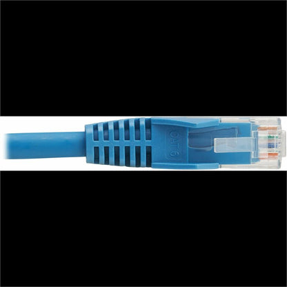 Câble Ethernet UTP moulé Cat6 Gigabit sans accroc Tripp Lite by Eaton (RJ45 M/M), PoE, LSZH, bleu, 2,5 m N201L-2P5M-BL