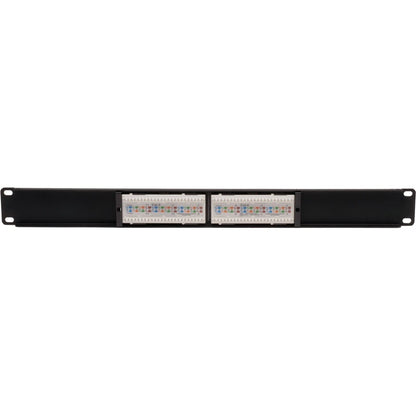 Tripp Lite 12-Port Cat6 Cat5 Patch Panel 568B 110 Punch Down Rackmount RJ45 1URM TAA N252-012