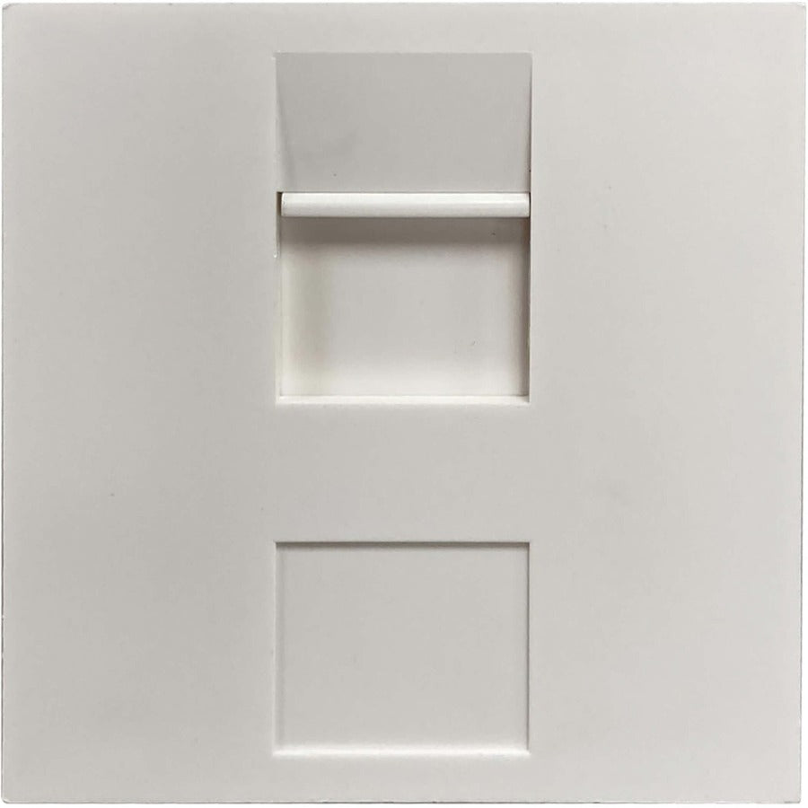 Module à obturateur non chargé de style britannique Tripp Lite by Eaton à 1 port, 50 x 50 mm, blanc N042U-WM1-S