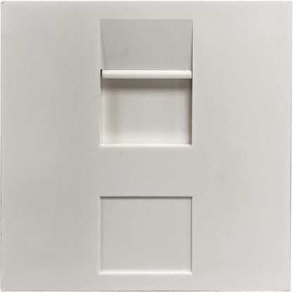 Module à obturateur non chargé de style britannique Tripp Lite by Eaton à 1 port, 50 x 50 mm, blanc N042U-WM1-S