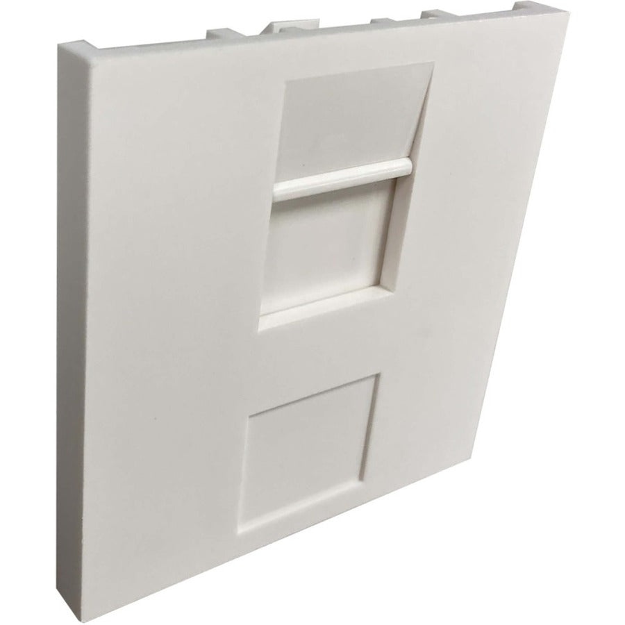 Module à obturateur non chargé de style britannique Tripp Lite by Eaton à 1 port, 50 x 50 mm, blanc N042U-WM1-S