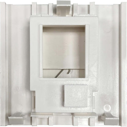 Module à obturateur non chargé de style britannique Tripp Lite by Eaton à 1 port, 50 x 50 mm, blanc N042U-WM1-S