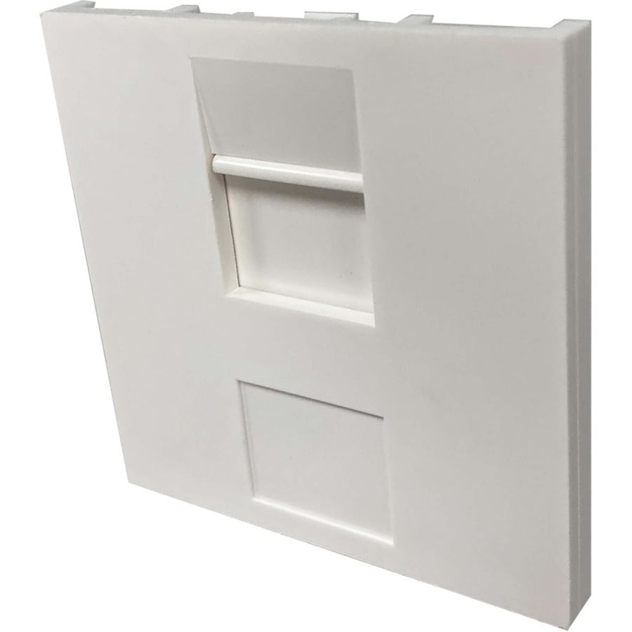Module à obturateur non chargé de style britannique Tripp Lite by Eaton à 1 port, 50 x 50 mm, blanc N042U-WM1-S
