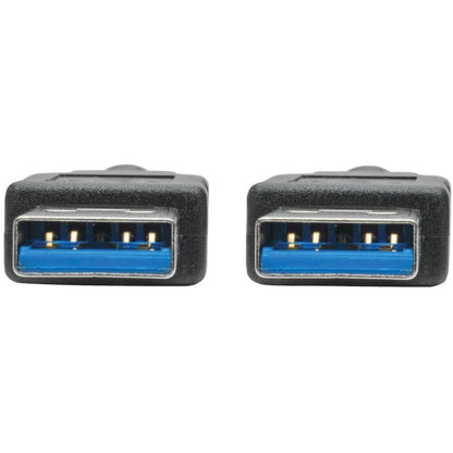 Câble USB 3.0 SuperSpeed ​​A/A Tripp Lite par Eaton (M/M), noir, 1,8 m U320-006-BK