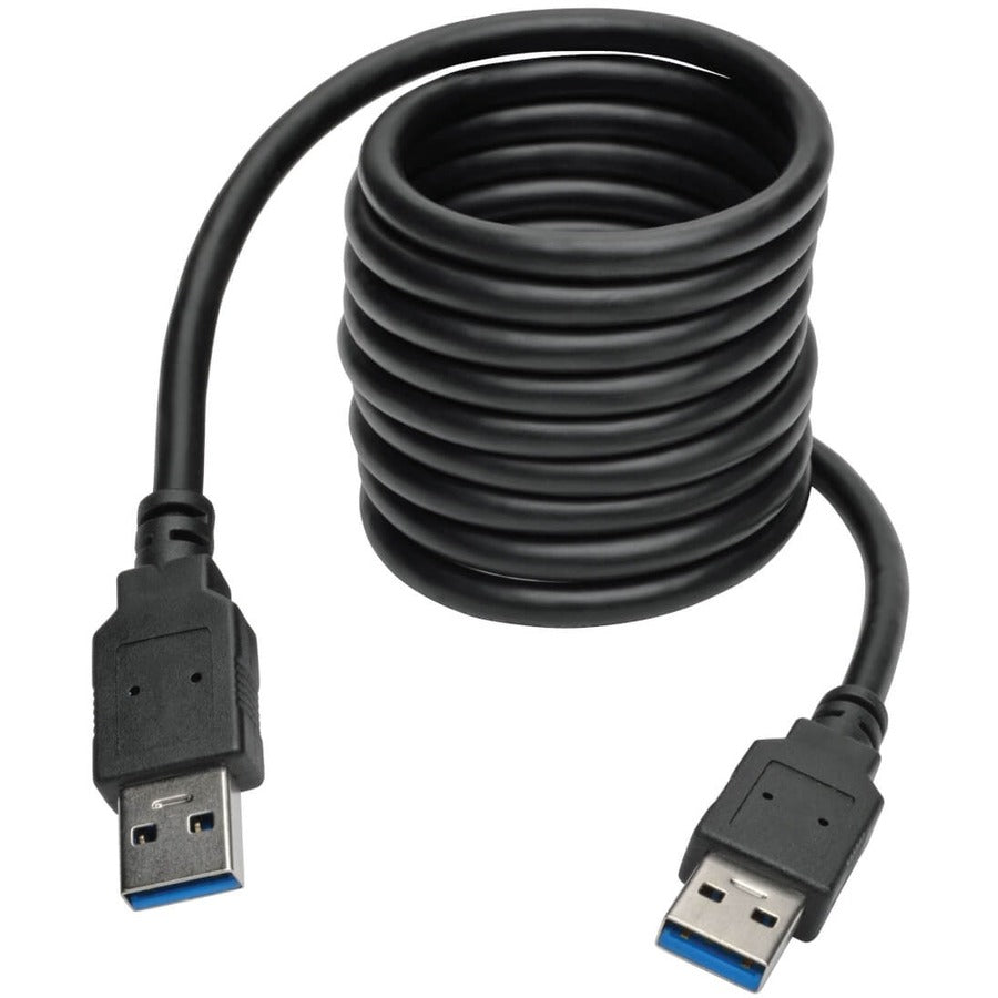 Câble USB 3.0 SuperSpeed ​​A/A Tripp Lite par Eaton (M/M), noir, 1,8 m U320-006-BK