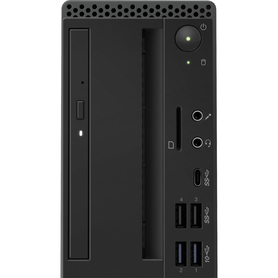 Ordinateur de bureau Lenovo ThinkCentre M720s 10ST008NUS - Intel Core i5 9e génération i5-9400 2,90 GHz - 8 Go de RAM DDR4 SDRAM - SSD 256 Go - Petit format - Noir 10ST008NUS